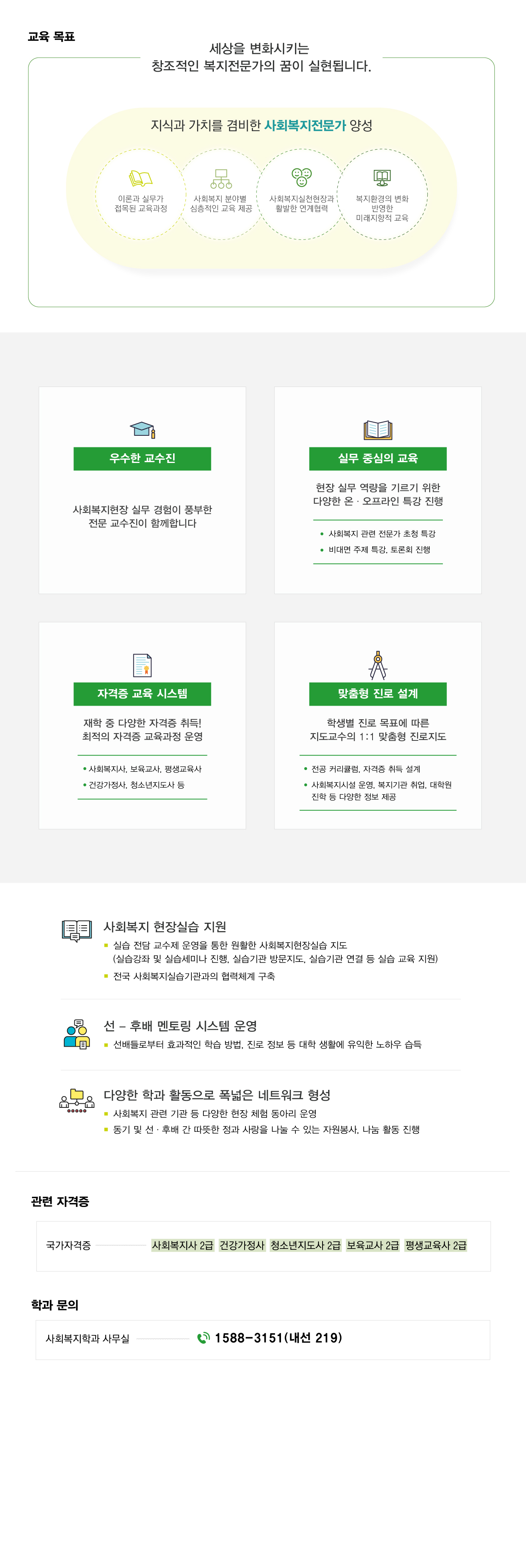 사회복지학과 소개-다음내용참고