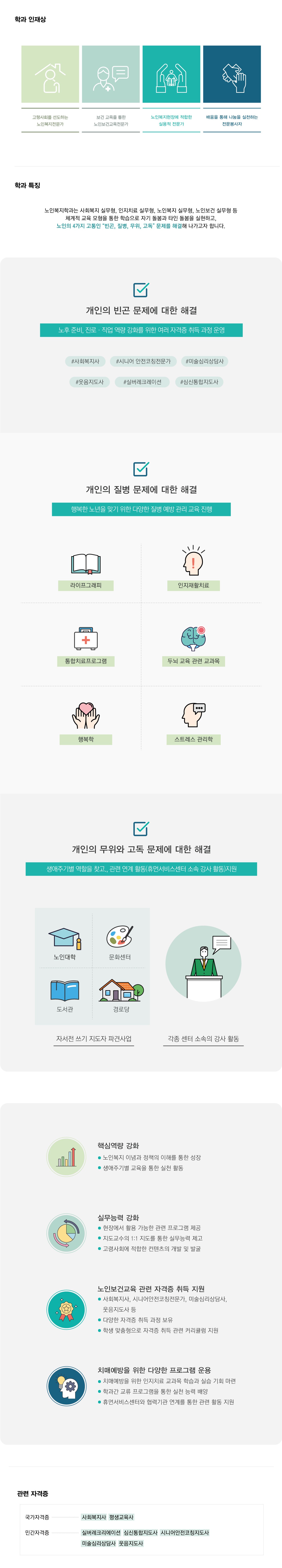 노인복지학과 소개-다음내용참고
